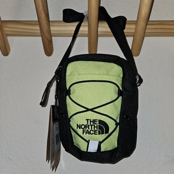 NWT North Face Jester Sling Crossbody Bag Green Black Travel Unisex - Picture 4 of 14